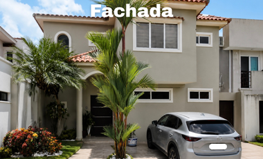 Casa de 4 habitaciones completamente amoblada en alquiler en Portal del Sol – Vía a la Costa