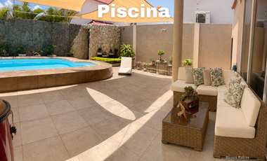 Casa de 4 habitaciones completamente amoblada en alquiler en Portal del Sol – Vía a la Costa