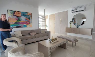 Departamento de Lujo Amoblado en Alquiler en Samborondón km 4.8 con Vista al Río | 4 Dormitorios y 280m²