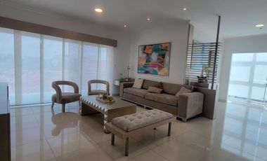 Departamento de Lujo Amoblado en Alquiler en Samborondón km 4.8 con Vista al Río | 4 Dormitorios y 280m²