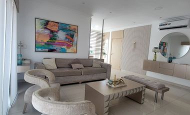 Departamento de Lujo Amoblado en Alquiler en Samborondón km 4.8 con Vista al Río | 4 Dormitorios y 280m²