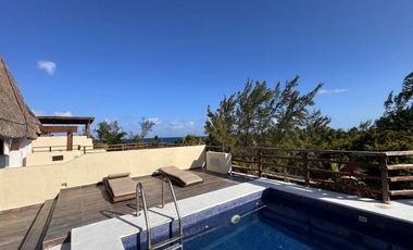 Penthouse de 2 Recámaras en Renta | Pueblito Escondido | Rooftop Privado con Plunge Pool