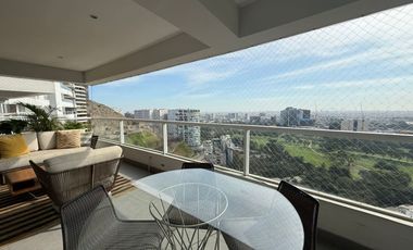 Vendo exclusivo flat de lujo con vista al Golf, piscina y 3 cocheras