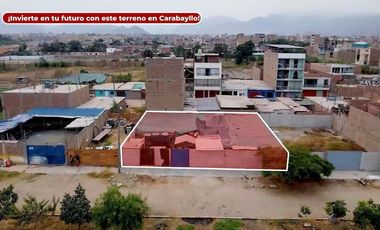 Venta de terreno en Carabayllo – Av. Parque Zonal