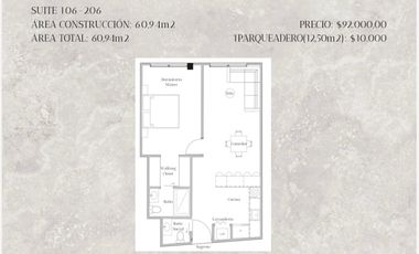 SUITES EN VENTA Sector Ordóñez Lasso – Puertas del Sol