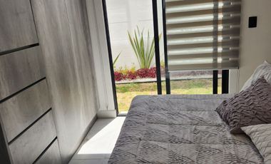 VENTA DE DEPARTAMENTOS NUEVOS, FRACCIONAMIENTO ZARU, CONDOMINIO ALPES RISCOS, EL MARQUES, QUERETARO.