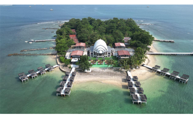 DIJUAL Private island beach club
