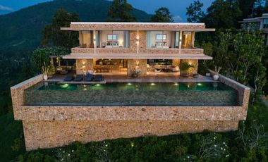 Award Worthy 4 Bedroom Luxury Sea View Villa in Taling Ngam, Koh Samui