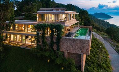 Award Worthy 4 Bedroom Luxury Sea View Villa in Taling Ngam, Koh Samui
