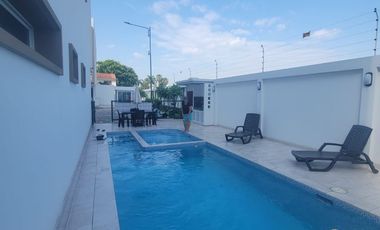 Departamento Semi Amoblado en Venta en San Bernardo III Samborondón | 2 Habitaciones Frente al Área Social