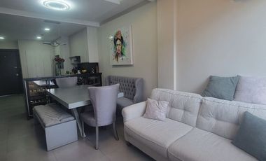 Departamento Semi Amoblado en Venta en San Bernardo III Samborondón | 2 Habitaciones Frente al Área Social