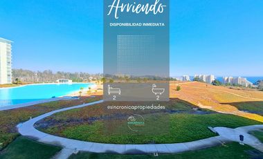 Se arrienda hermoso departamento en laguna bahia, algarrobo