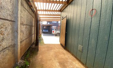 Casa en venta con dos dormitorios un baño estacionamiento y bodega con subsidio habitacional