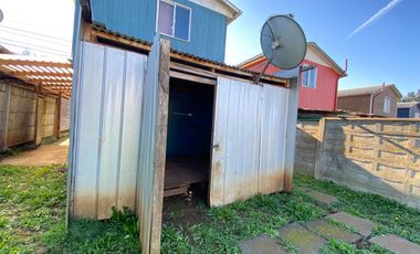 Casa en venta con dos dormitorios un baño estacionamiento y bodega con subsidio habitacional