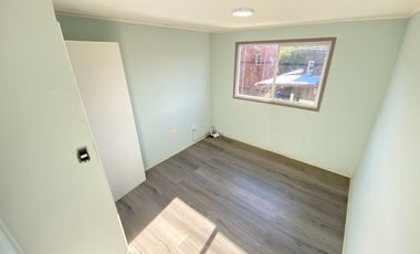 Casa en venta con dos dormitorios un baño estacionamiento y bodega con subsidio habitacional