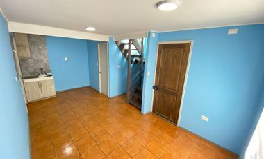 Casa en venta con dos dormitorios un baño estacionamiento y bodega con subsidio habitacional