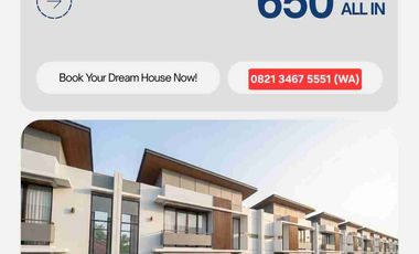 JUAL RUMAH BARU 600 Juta'an Blulukan - Colomadu 2 LANTAI