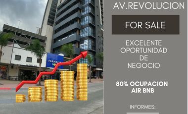 HERMOSO LOFT AMUEBLADO DE RENTA EN AV. REVOLUCION ZONA CENTRO