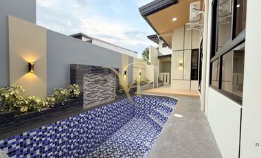 HIGH CEILING 5BR BUNGALOW HOUSE WITH OWN POOL FOR SALE IN ANGELES CITY, PAMPANGA