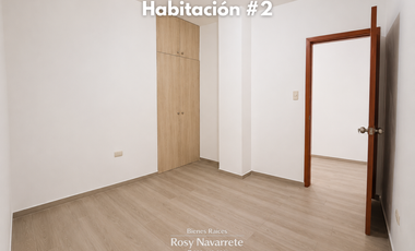 Departamento en alquiler en Urdesa, primer piso: 3 Dormitorios, Terraza y Lavandería