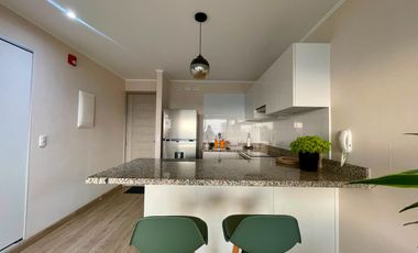 ALQUILO EXCLUSIVO DEPARTAMENTO NUEVO -COCHERA - 1 DOR. -BARRANCO LÍMITE MIRAFLORES - VISTA PANORÁMICA - PISO 16 - FULL ÁREAS COMUNES - VIGILANCIA 24/7