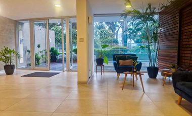 ALQUILO EXCLUSIVO DEPARTAMENTO NUEVO -COCHERA - 1 DOR. -BARRANCO LÍMITE MIRAFLORES - VISTA PANORÁMICA - PISO 16 - FULL ÁREAS COMUNES - VIGILANCIA 24/7