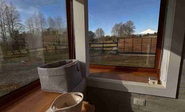 Vive en el sur con vista privilegiada al Volcán Villarrica