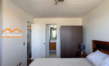 Arriendo Depto Amoblado 1D Edificio Puerto Soñado | Vista Parcial a la Bahía | $420.000