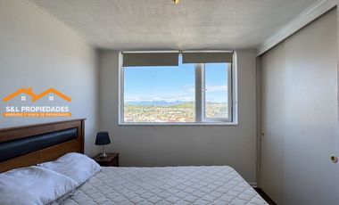 Arriendo Depto Amoblado 1D Edificio Puerto Soñado | Vista Parcial a la Bahía | $420.000