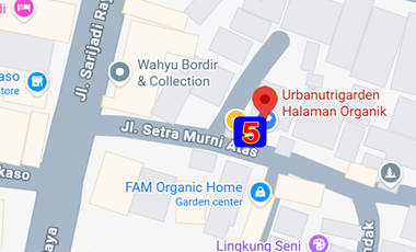 Sewa - Kontrak 4KT Setra Murni Atas Sarijadi, 800mdpl, Sejuk, Terang & Sirkulasi Bagus, Halaman Luas - Dekat PT & Mall