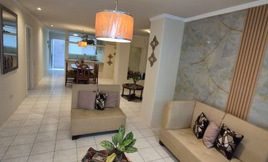 Departamento Amoblado en Alquiler en Kennedy Norte, Planta Baja, 2 Habitaciones, 3 Baños, Parqueo,  Seguridad,  Norte de Guayaquil