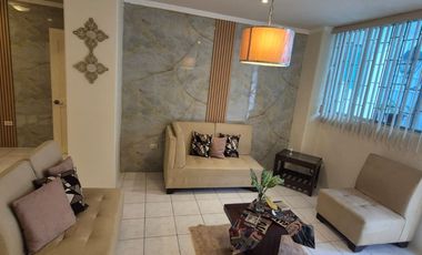 Departamento Amoblado en Alquiler en Kennedy Norte, Planta Baja, 2 Habitaciones, 3 Baños, Parqueo,  Seguridad,  Norte de Guayaquil