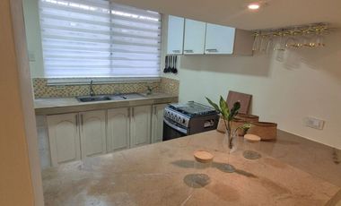 Departamento Amoblado en Alquiler en Kennedy Norte, Planta Baja, 2 Habitaciones, 3 Baños, Parqueo,  Seguridad,  Norte de Guayaquil