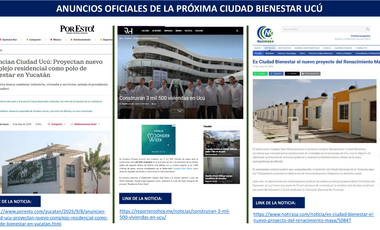 ¡Remate 2 lotes! Pegados a próxima Ciudad Bienestar en Ucú, YUcatán