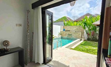for rent villa with pool furnished bebas banjir