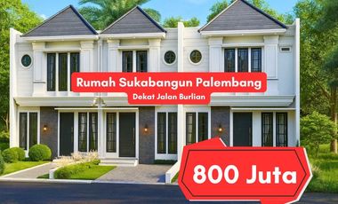 Jual Rumah Cluster Sukamaju KM 6 Palembang – Type 63 SHM Dekat Kampus STIHPADA Harga 800 Juta