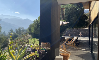 Diseño Vanguardista Casi Nueva Vista panorámica naturaleza Casa Venta Arrayán Lo Barnechea