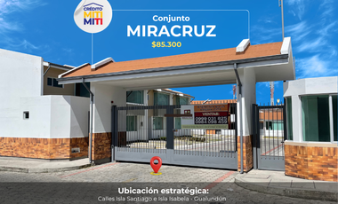 Casas en venta Latacunga Conjunto Miracruz Credito Miti-Miti
