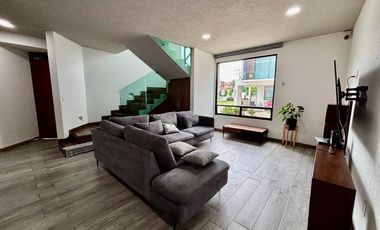 CASA AMUEBLADA EN RENTA EN METEPEC CERCA DE ESTACION DE TREN SUBURBANO METEPEC