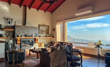 Espectacular Vista Impecable Casa Venta Full Paneles Solares Arrayan Lo Barnechea
