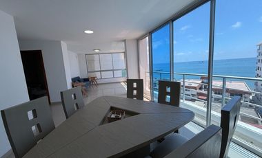SAN LORENZO: SIN MUEBLES EN EDIFICIO FRENTE AL MAR CON PISCINA Y ROOFTOP