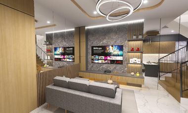 Rumah Baru 2 Lantai Semi Furnished Desain Eropa Modern di Tangerang Selatan, Lokasi Premium Hanya 5 Menit ke MRT Lebak Bulus - FREE PPN & Subsidi DP