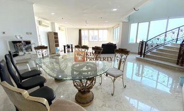 Panoraman laut! Super luas unit Langka  Disewakan Penthouse siap huni Apartemen Mitra Bahari