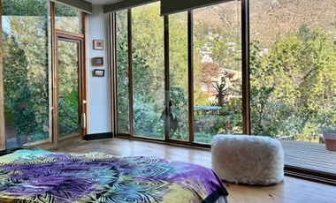 Acogedora Casa Venta Vista Naturaleza Terrazas Jardín plano Arrayán Lo Barnechea