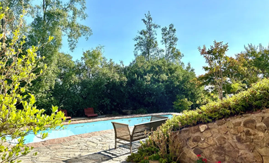 Preciosa Vista panorámica Seguridad Condominio Hijuelas Arrayán Casa Venta Lo Barnechea