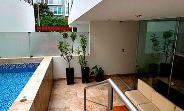 SE ALQUILA DEPARTAMENTO EN EDIFICIO FRENTE A LA JAVIER PRADO OESTE, SAN ISIDRO