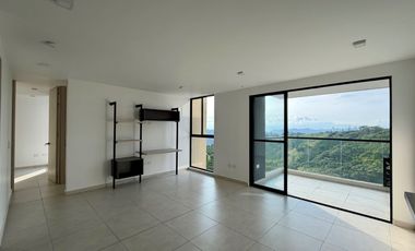 Extraordinario apartamento en Solarum con 77 m2 con vista a las montañas, 2 alcobas y 2 baños. Cerritos. Pereira