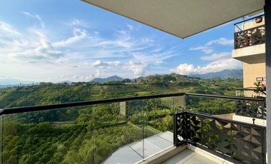 Extraordinario apartamento en Solarum con 77 m2 con vista a las montañas, 2 alcobas y 2 baños. Cerritos. Pereira