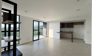 Extraordinario apartamento en Solarum con 77 m2 con vista a las montañas, 2 alcobas y 2 baños. Cerritos. Pereira
