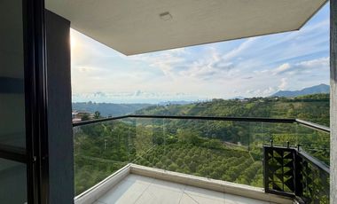 Extraordinario apartamento en Solarum con 77 m2 con vista a las montañas, 2 alcobas y 2 baños. Cerritos. Pereira